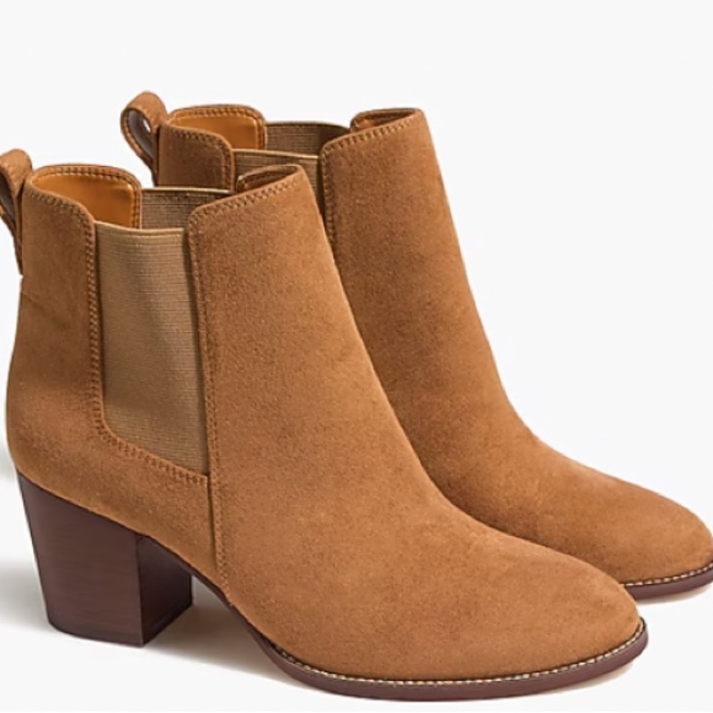 J.Crew Women’s Rory Microsuede Heeled Boots